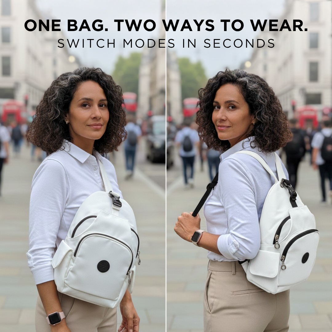 Convertible Anti-Theft Crossbody Bag