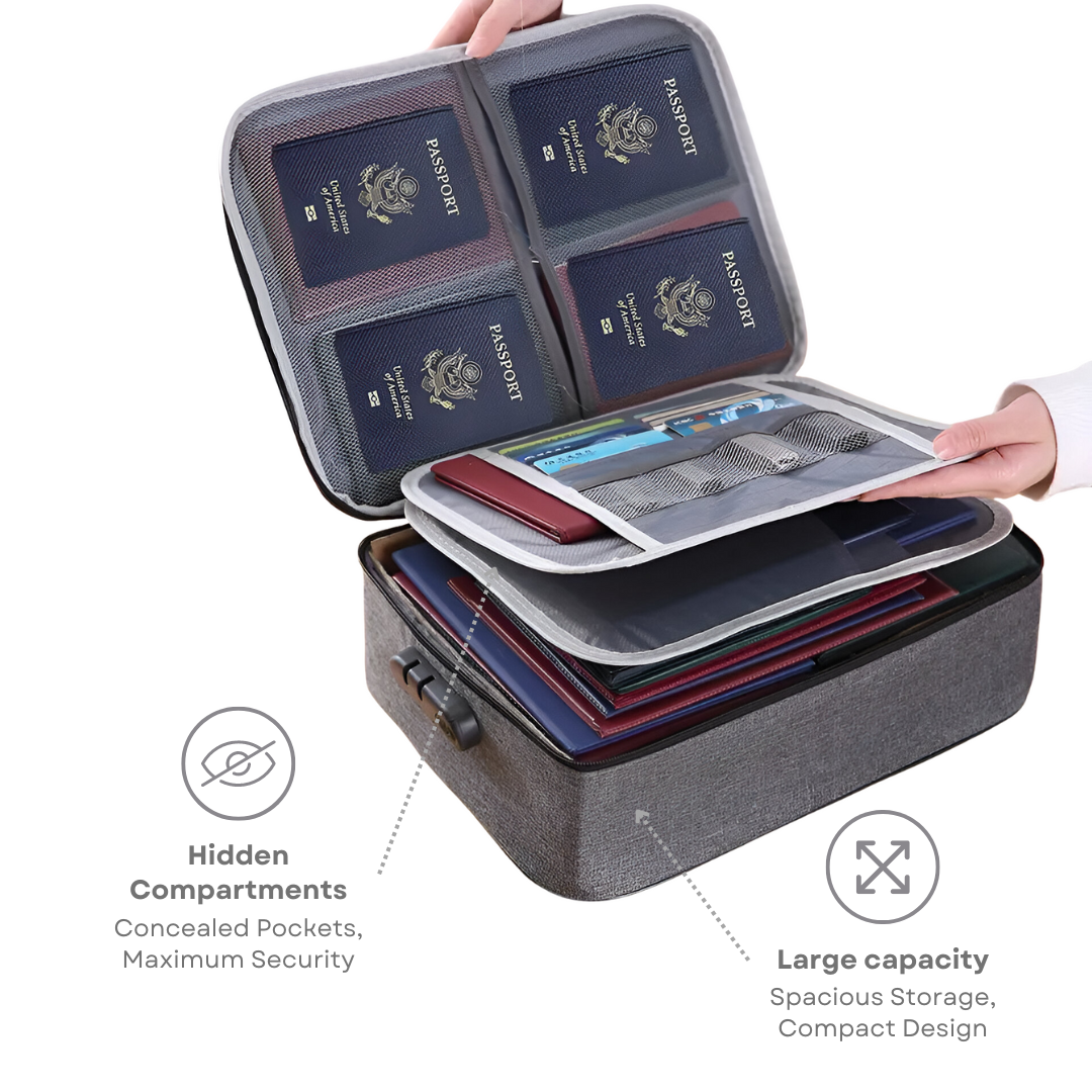 TravelSafe Document and Passport Bag