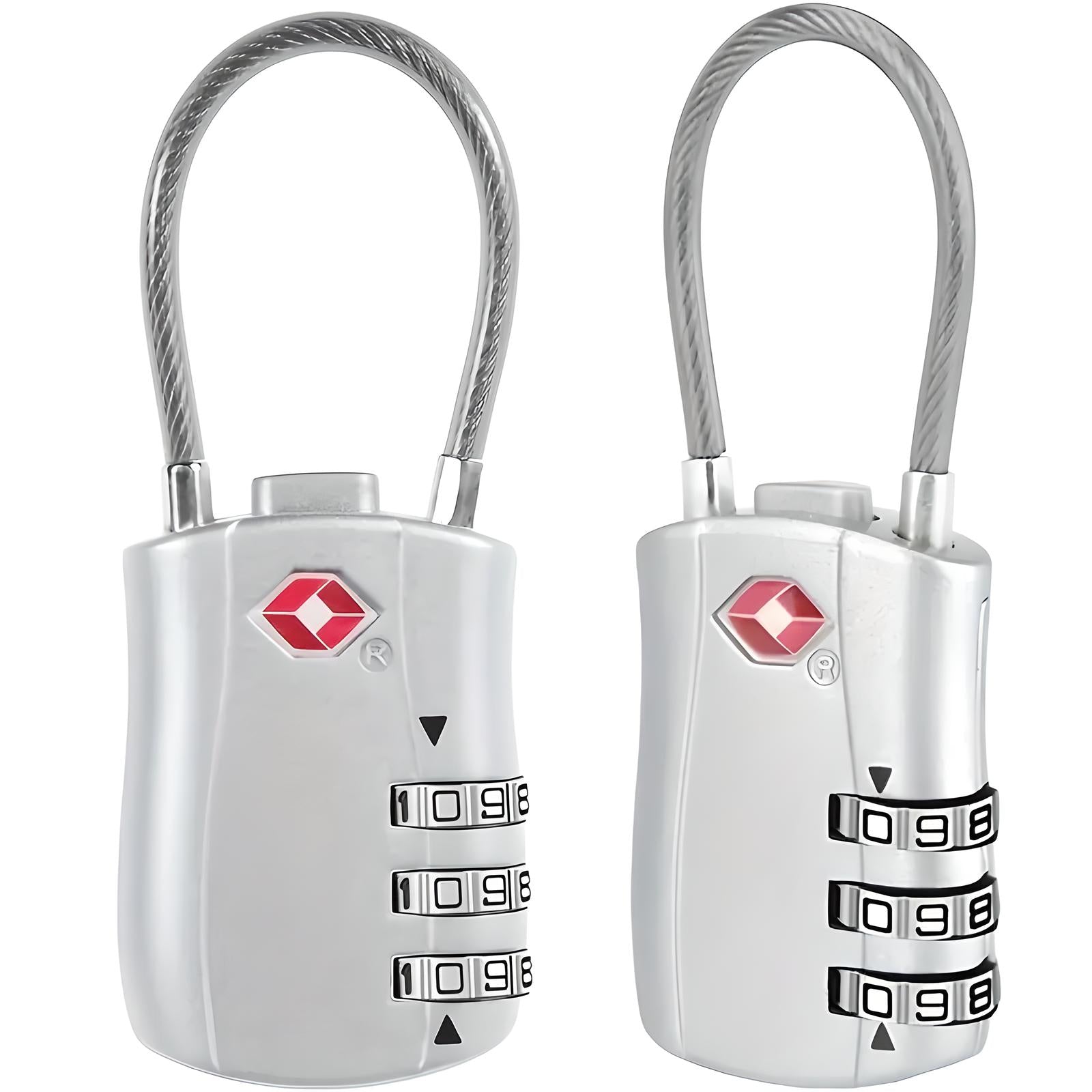 3 digit luggage lock clearance