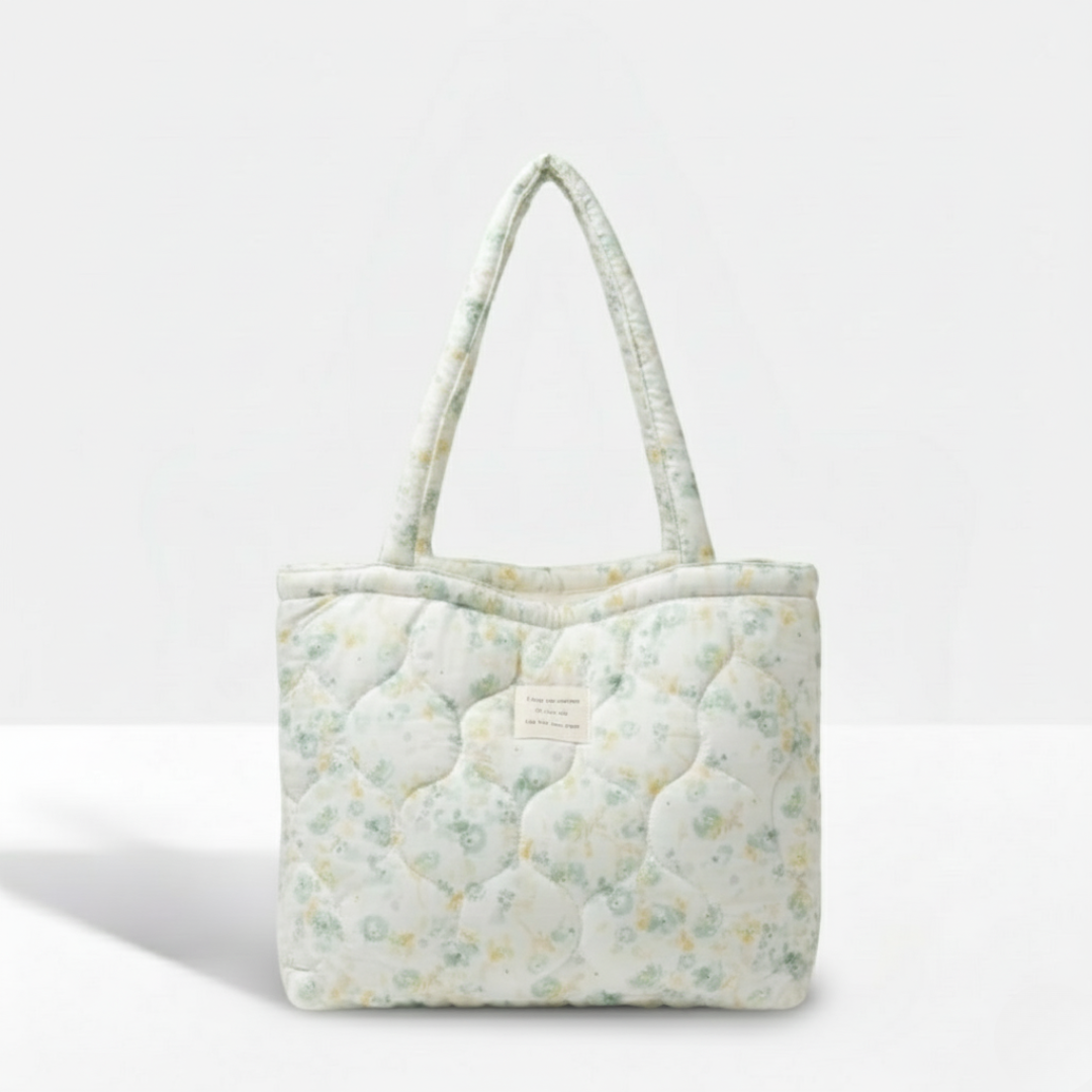 Aurora Quilted Floral Tote