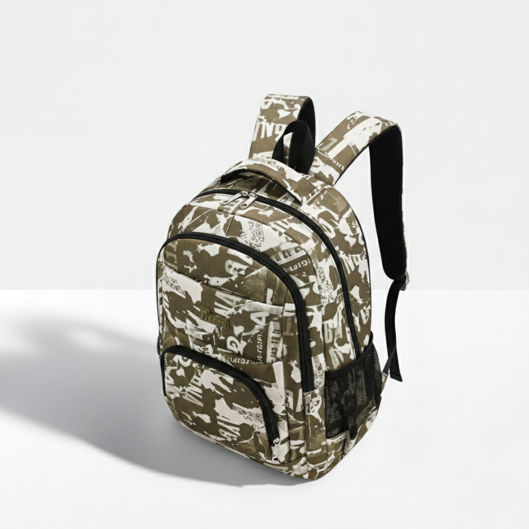 Camo School Backpack
