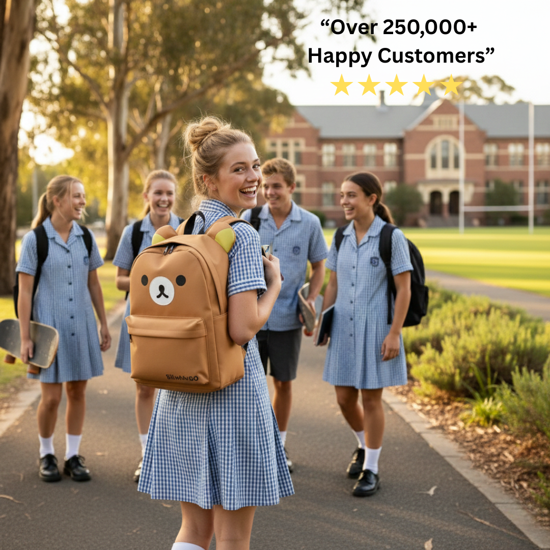 Kawaii Bear Student Backpack