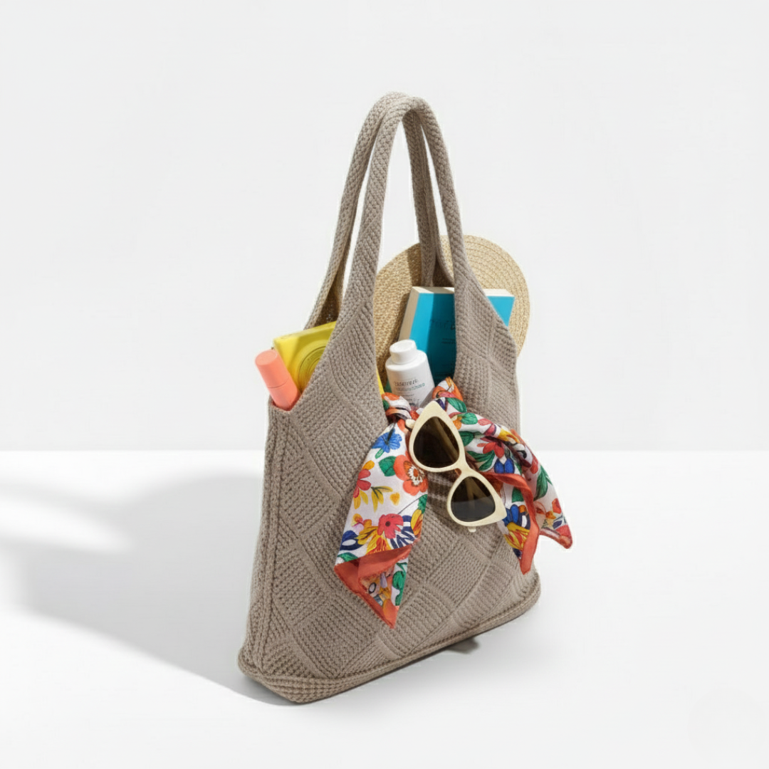 Lila Breathable Knitted Tote