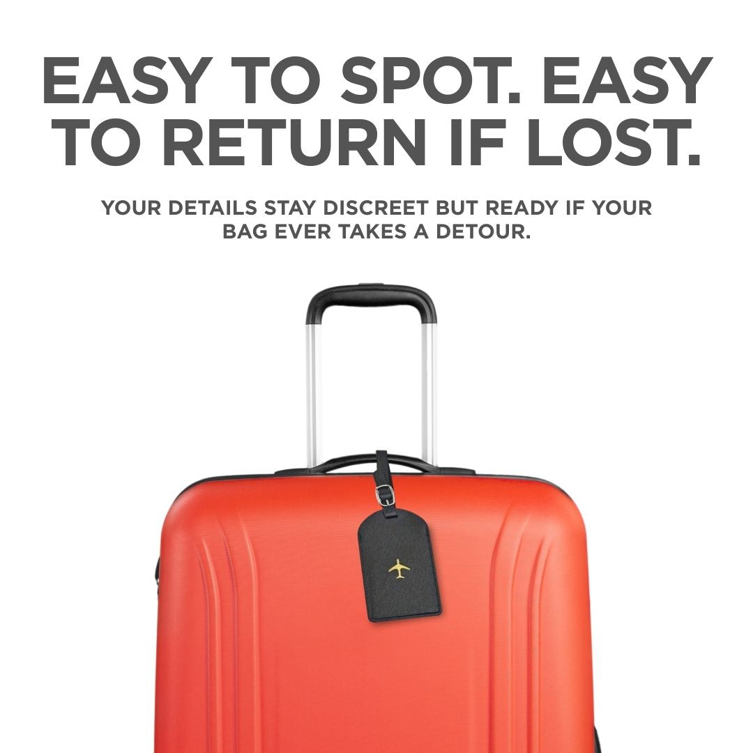 Leather Custom Luggage Tag