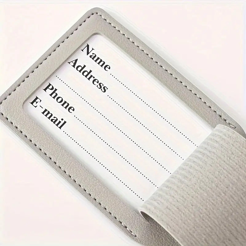 Leather Custom Luggage Tag