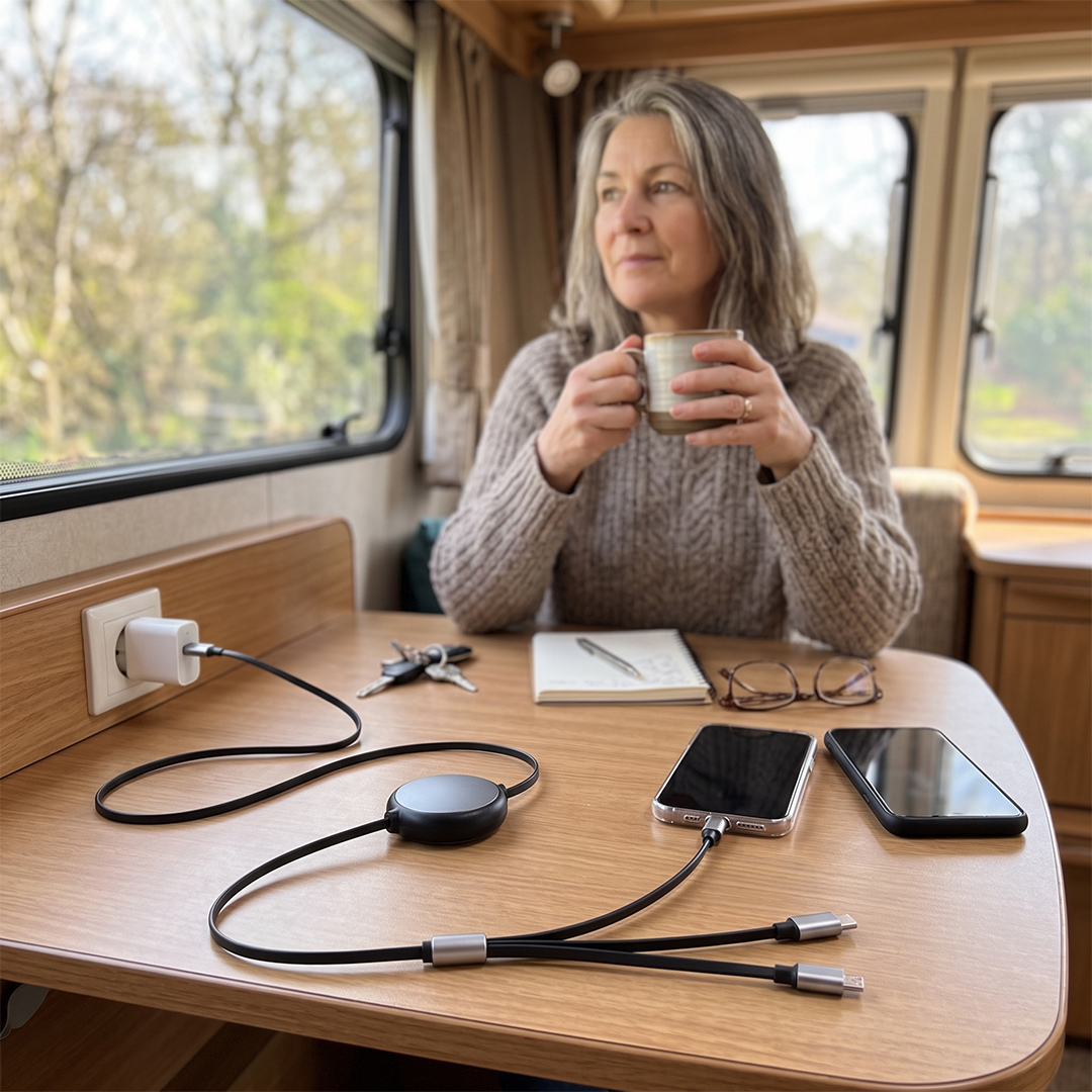Retractable Cable 3-in-1
