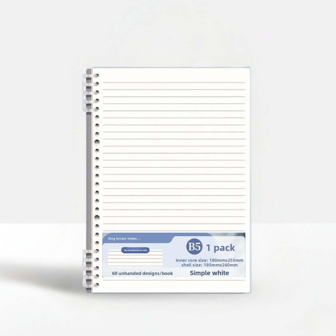 Transparent Looseleaf Notebook