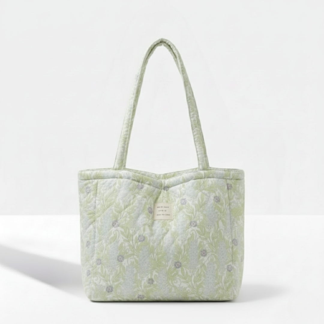 Aurora Quilted Floral Tote