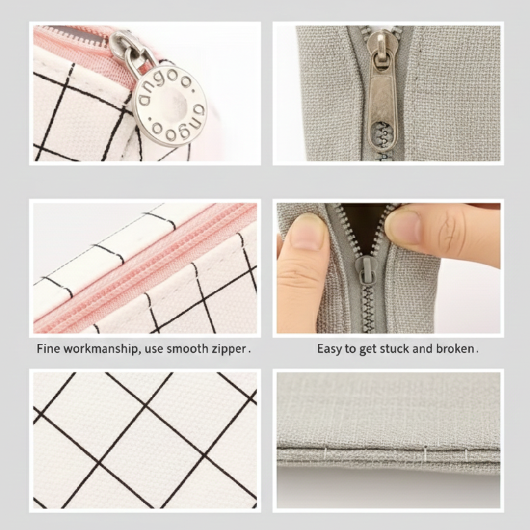 Kawaii Canvas Pencil Case