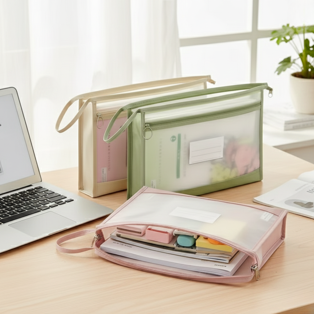 Clear A4 Document Organiser