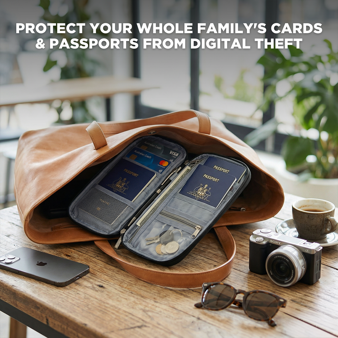 RFID Family Passport Wallet
