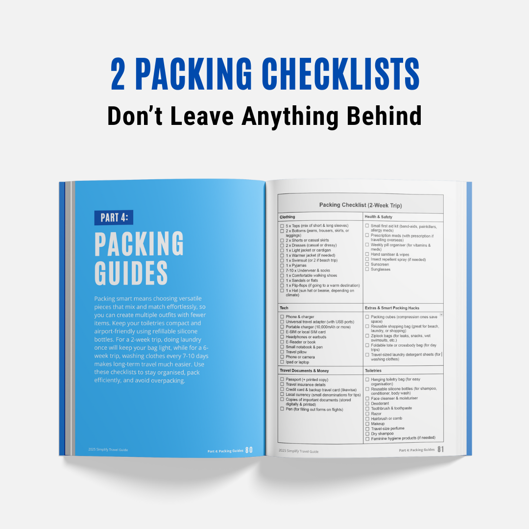 Simplify Travel Guide - 2025 Edition