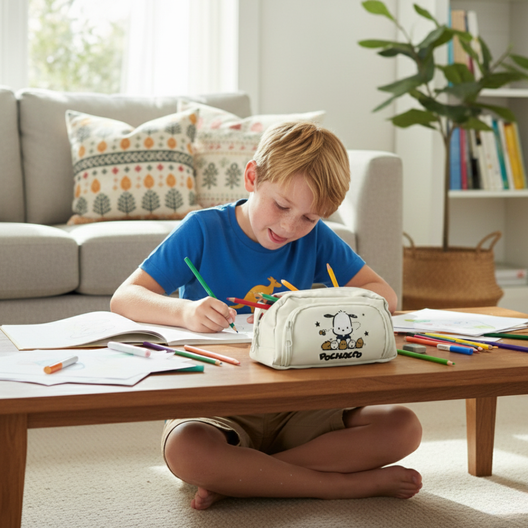 Pocha Canvas Pencil Case