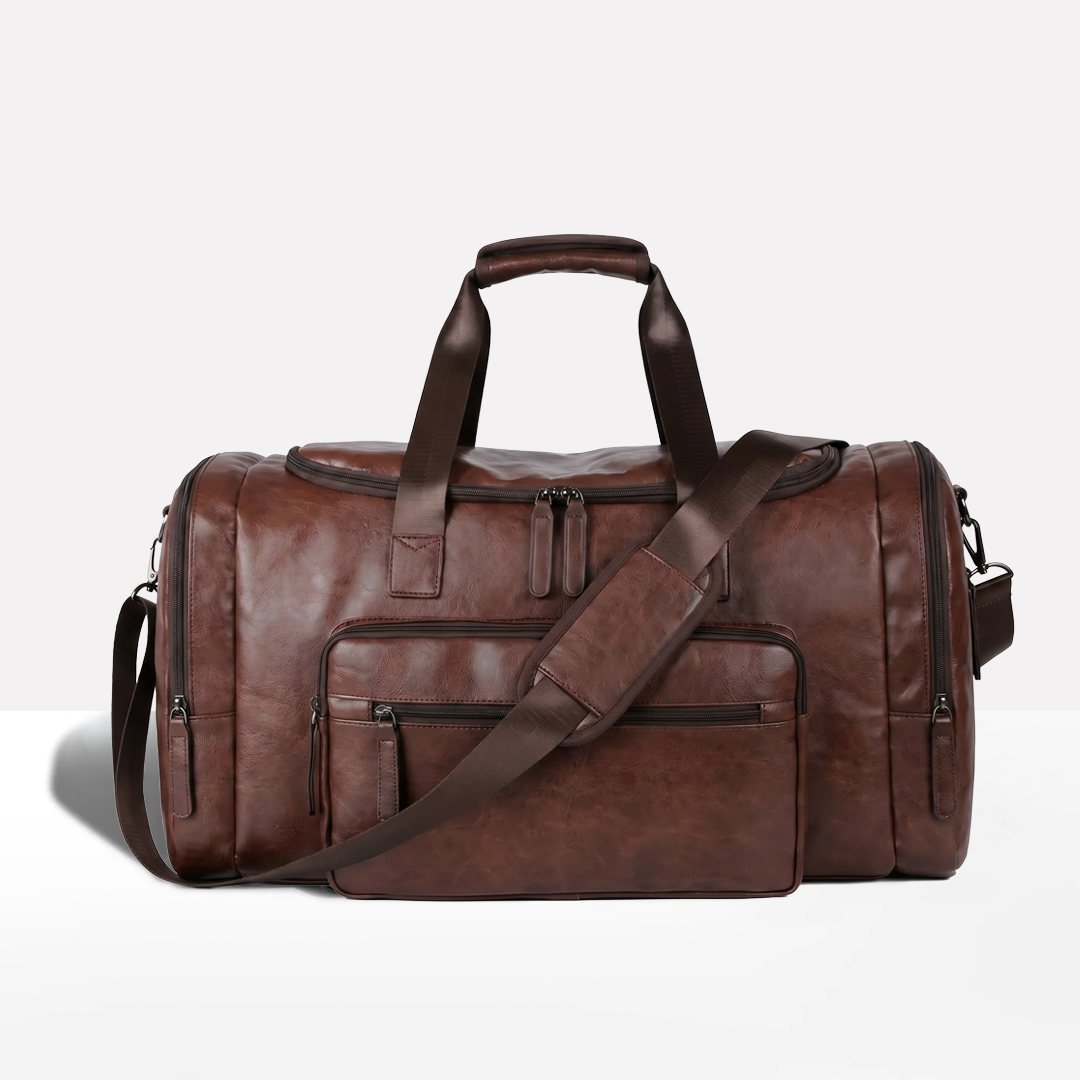 Classy Men’s Leather Duffle Bag