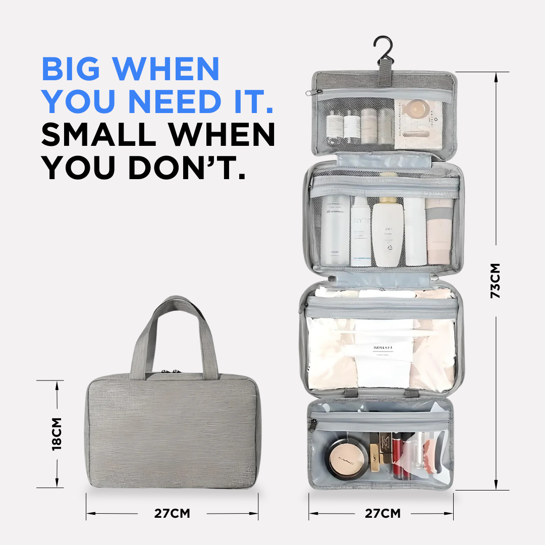 Sam | Multi-Compartment Toiletries Organiser