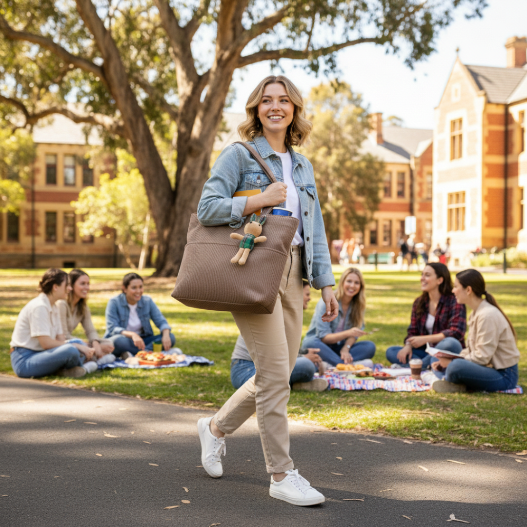 Velvet Corduroy Carryall